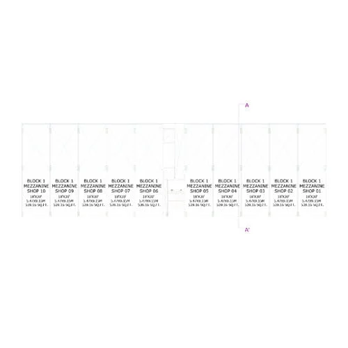 Shops Floor Plan at Shubh Veda Akurdi Pune